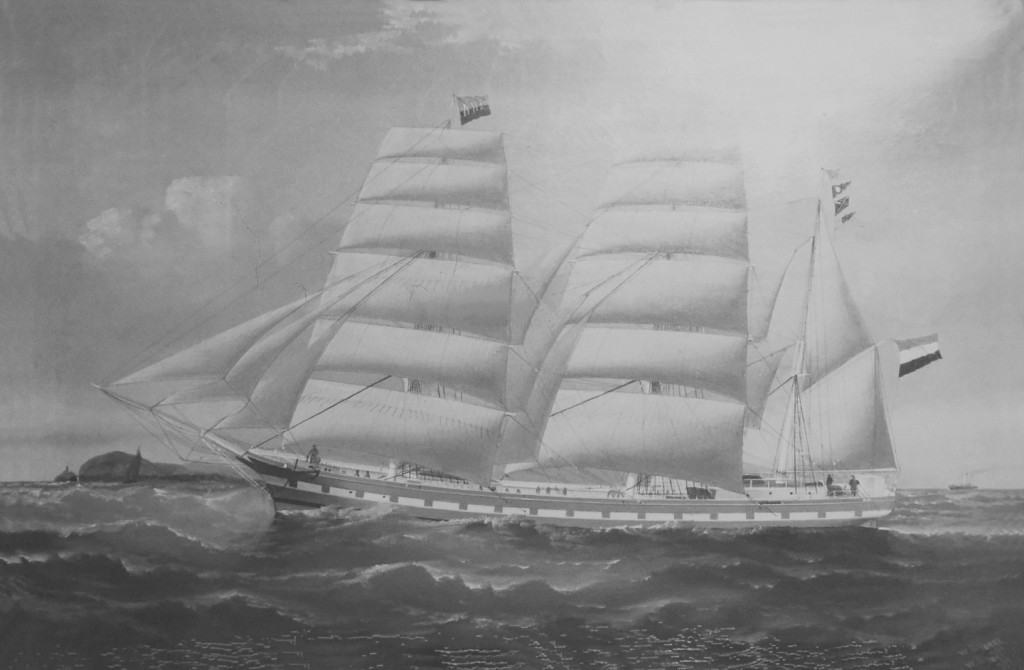 tall ship ships fregat bark hdr schip schepen marine zeilboot zeevaart scheepvaart koopvaardij